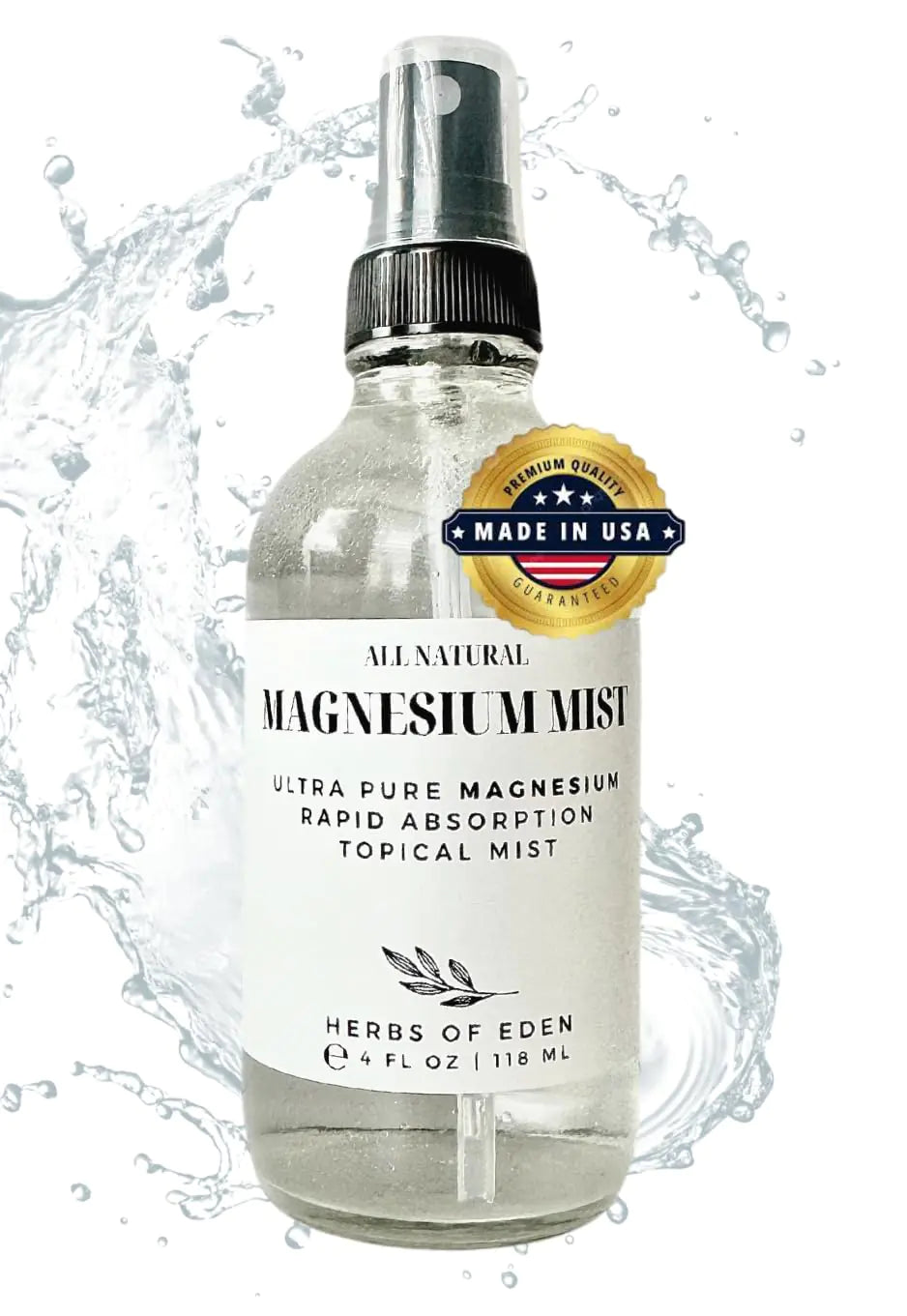 Eden Essence Magnesium Mist | Unscented Deep Relief Spray