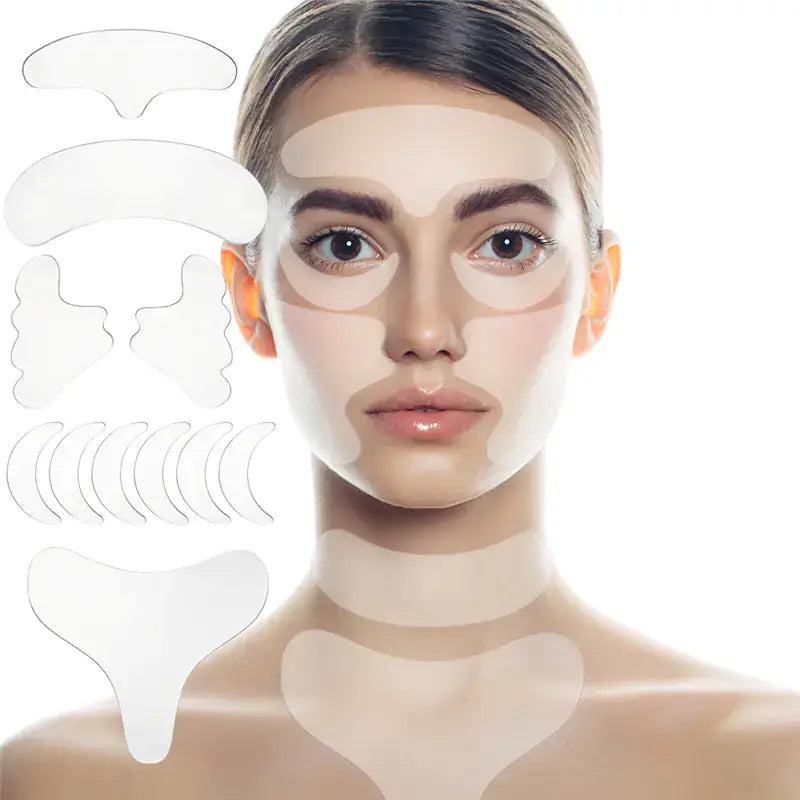 Silicone Age-Defying Patches for Face & Neck