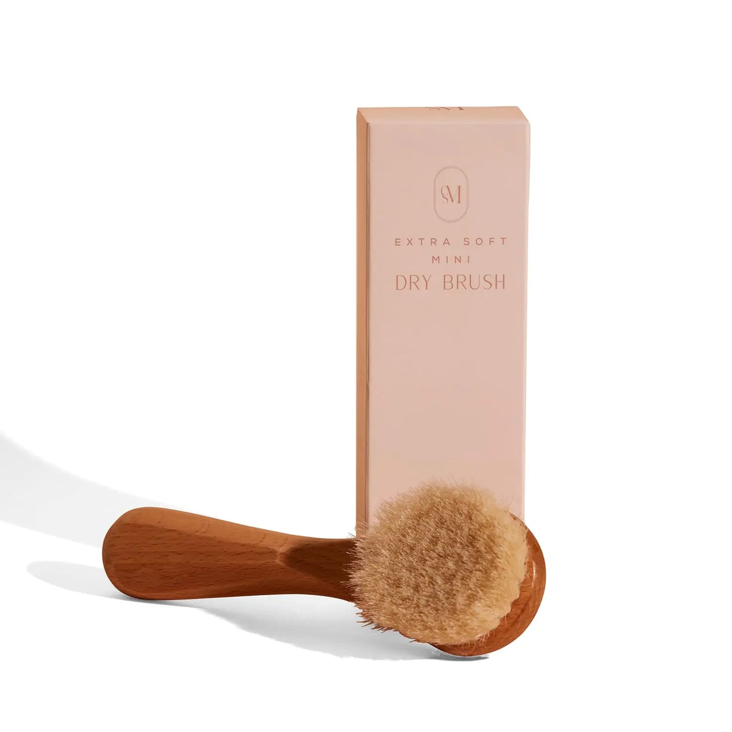 CSM SoftTouch Mini Dry Brush - Radiant Skin with Gentle Goat Hair Bristles