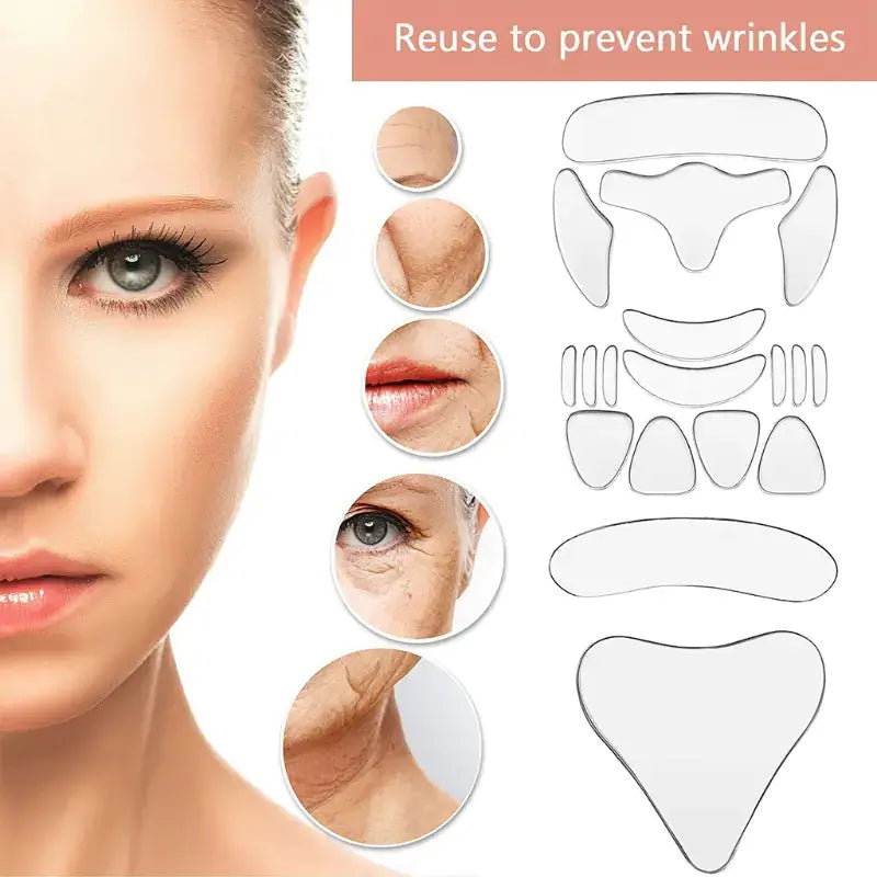 Silicone Age-Defying Patches for Face & Neck
